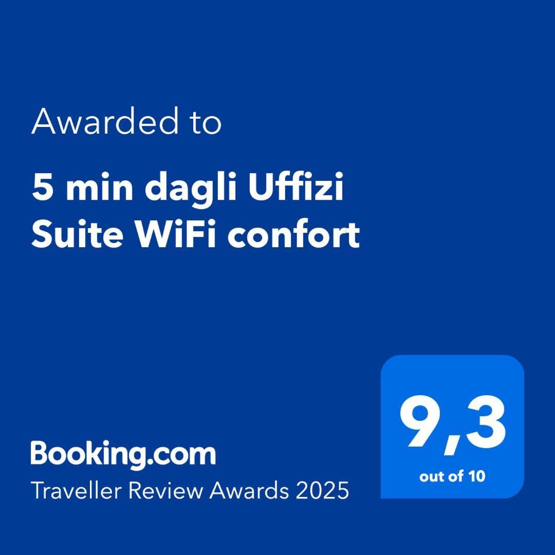 5 Min Dagli Uffizi Suite Wifi Confort Floransa Dış mekan fotoğraf